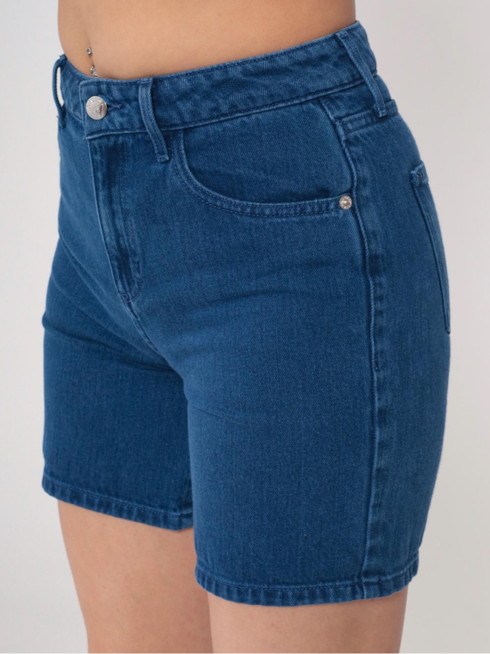 Vintage Guess Y2K Jean Shorts, 27, Dark Wash